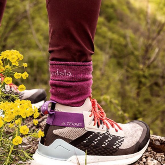 Womens Adidas Terrex Free Hiker Hiking Shoe Boot 6 - Picture 3 of 7